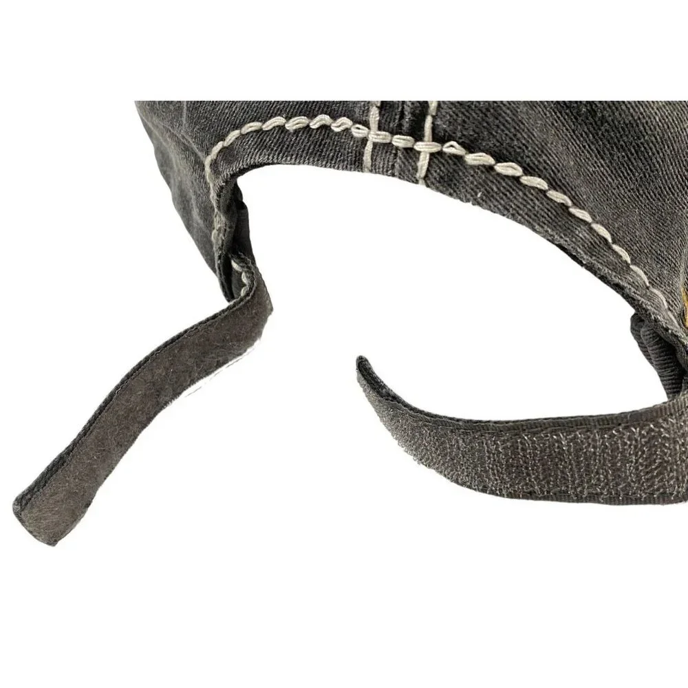 Vtg‎ KBETHOS Women Free Spirit Hat One Size Gray Feathers Casual Travel
